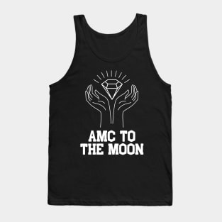 AMC to the MOON Diamond Hands Tank Top